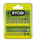 Estuche de 21 puntas para atornillar ryobi rak17sd