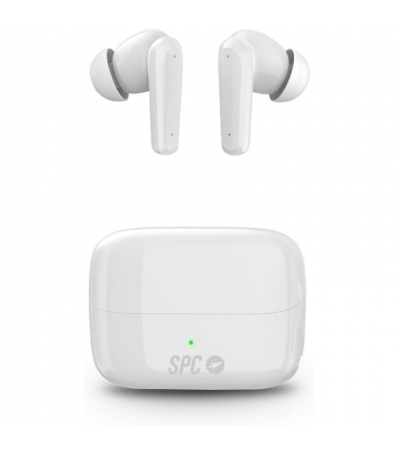 Auriculares bluetooth spc ether 2 pro con estuche de carga/ autonomía 6.5h/ blancos