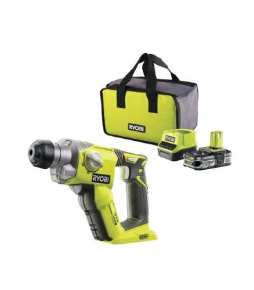 Martillo percutor sin cable ryobi one+ r18sds-125s/ 1 batería 18v 2.5 ah/ cargador 2.0 a/ bolsa de transporte