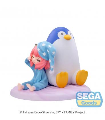 Figura sega luminasta spy x family anya forger & pinguino pijama version