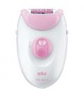 Braun Silk-épil 3 81663311 depiladora 20 pinzas Blanco, Rosa