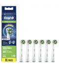 Oral-B CrossAction 80339345 cepillo de cabello 6 pieza(s) Azul, Verde, Blanco