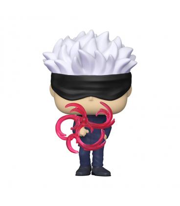 Funko pop jujutsu kaisen gojo resplandor rojo 62337