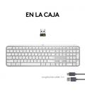 Teclado Logitech Mx Keys S Inalámbrico Gris