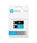 USB 2.0 HP 32GB X 2 TWIN