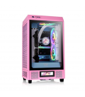 CAJA THERMALTAKE THE TOWER 200 BUBBLE PINK MINI-ITX 2XUSB 3.0 SIN FUENTE ROSA