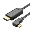 Cable conversor hdmi 1.4 4k vention cgvbg/ usb tipo-c macho - hdmi macho/ 1.5m/ negro