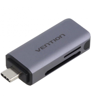 Lector de tarjetas externo vention cljh0/ usb tipo-c