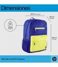 Mochila HP Campus 7J596AA para Portátiles hasta 15.6"/ Azul y Lima