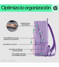 Mochila HP Campus 7J597AA para Portátiles hasta 15.6"/ Rosa Lavanda