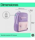 Mochila HP Campus 7J597AA para Portátiles hasta 15.6"/ Rosa Lavanda