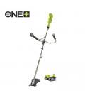 Desbrozadora con empuñadura abierta ryobi one+ 18v rbc18x20b4f