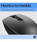 Ratón Inalámbrico por Bluetooth HP 710/ Batería recargable/ Hasta 3000 DPI/ Negro