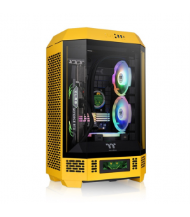 CAJA THERMALTAKE THE TOWER 300 BUMBLEBEE MINI-ITX 2XUSBA 3.2 SIN FUENTE NEGRO