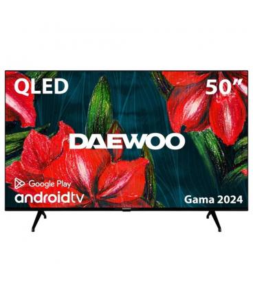 Tv daewoo 50" qled 4k uhd - d50dm55uqpms - android smart tv