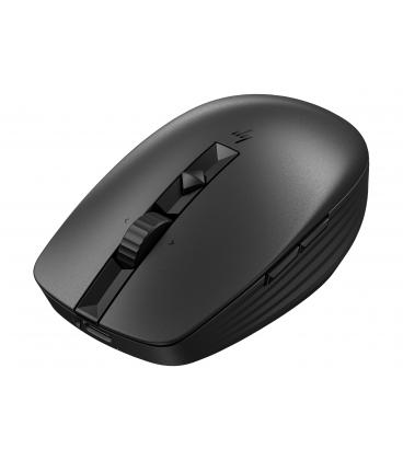 Ratón Inalámbrico por Bluetooth HP 710/ Batería recargable/ Hasta 3000 DPI/ Negro