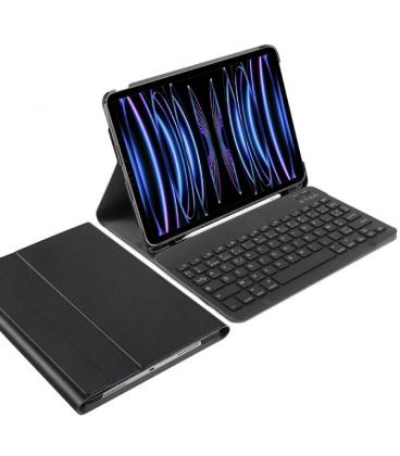 Funda con teclado just in case 8327918 bluetooth para tablet ipad pro 11' 2022-2021/ negra