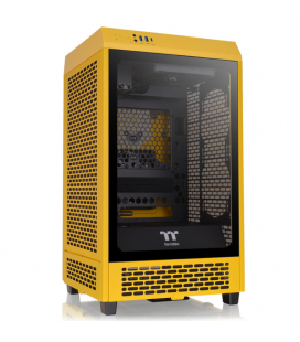 CAJA THERMALTAKE THE TOWER 200 BUMBLEBEE MINI-ITX 2XUSBA 3.2 SIN FUENTE