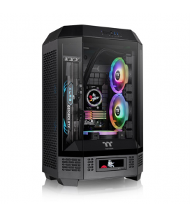 CAJA THERMALTAKE THE TOWER T300 BLACK mATX 2XUSB 3.0 SIN FUENTE NEGRO