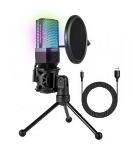 Micrófono woxter mic studio 65 rgb/ usb 2.0