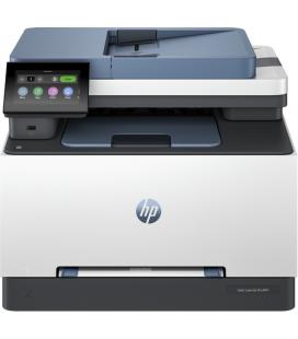 Multifunción Láser Color HP Laserjet Pro MFP 3302FDW WiFi/ Fax/ Dúplex/ ADF/ Blanca y Azul