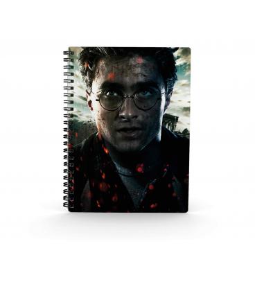 Libreta efecto 3d sd toys harry potter cara harry potter