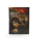 Libreta efecto 3d frodo y sam el seor de los anillos