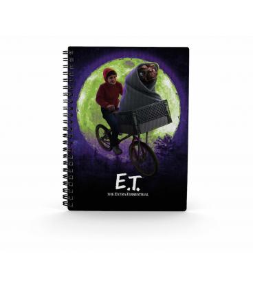 Libreta efecto 3d bici elliot e.t.