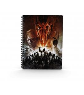 Libreta efecto 3d sd toys el señor de los anillos ejercito de mordor