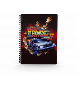 Libreta efecto 3d poster bttf 2 regreso al futuro