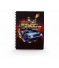 Libreta efecto 3d poster bttf 2 regreso al futuro