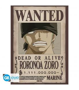 Poster gb eye one piece wanted zoro wano