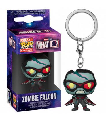 Funko pop keychain llavero marvel what if falcon zombie 57401