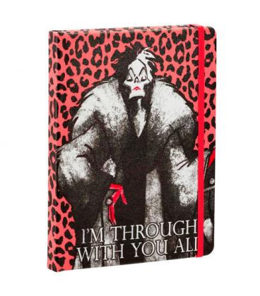 Libreta disney villanos cruella de vil