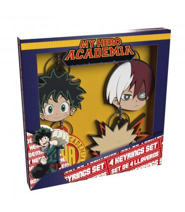 Set llaveros cyp brands my hero academia 4 llaveros