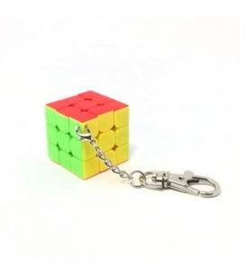 Cubo de rubik qiyi llavero 3x3 plano 3 cm