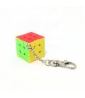 Cubo de rubik qiyi llavero 3x3 plano 3 cm