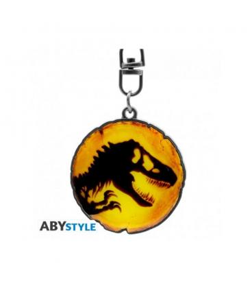 Llavero abystyle jurassic park ambar