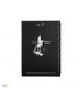 Libreta cinereplicas wednesday addams - miercoles y violonchelo