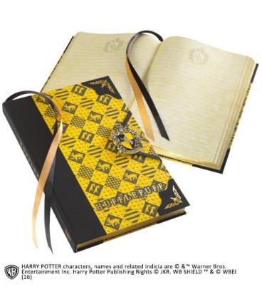 Libreta diario the noble collection harry potter hufflepuff cierre especial