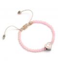 Pulsera the carat shop barbie perlas rosas