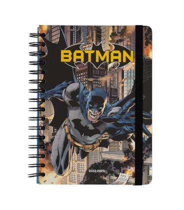 Agenda escolar a5 2022 - 2023 12 meses dc comics batman