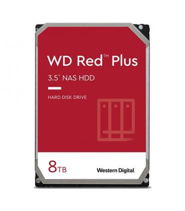 Disco duro interno hdd wd western digital red plus wd80efpx 8tb 3.5pulgadas sata 6gb - s 5640rpm 256mb