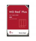 Disco duro interno hdd wd western digital red plus wd80efpx 8tb 3.5pulgadas sata 6gb - s 5640rpm 256mb