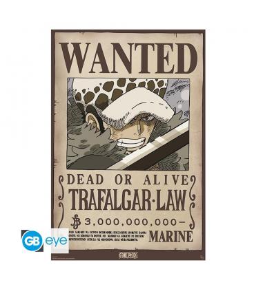 Poster gb eye maxi one piece wanted trafalgar d water law