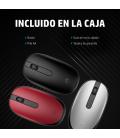 Ratón Inalámbrico por Bluetooth HP 240/ Hasta 1600 DPI/ Rojo