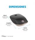 Ratón Inalámbrico por Bluetooth HP 410/ Hasta 1600 DPI/ Plata y Negro