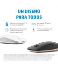 Ratón Inalámbrico por Bluetooth HP 410/ Hasta 1600 DPI/ Plata y Negro