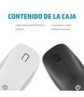 Ratón Inalámbrico por Bluetooth HP 410/ Hasta 1600 DPI/ Plata y Negro