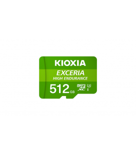 MICRO SD KIOXIA 512GB EXCERIA HIGH ENDURANCE UHS-I C10 R98 CON ADAPTADOR